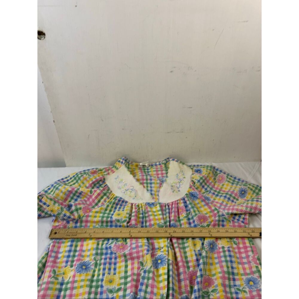 Simply Basic Granny Robe 1x Snap Buttons Front Po… - image 6